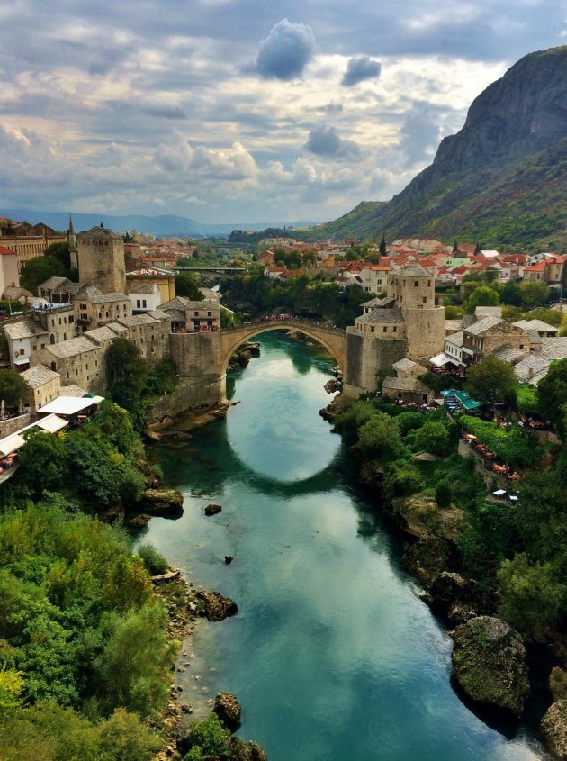 Brug over de Neretva rivier