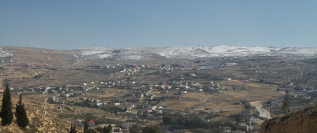 Sneeuw in Jordanie