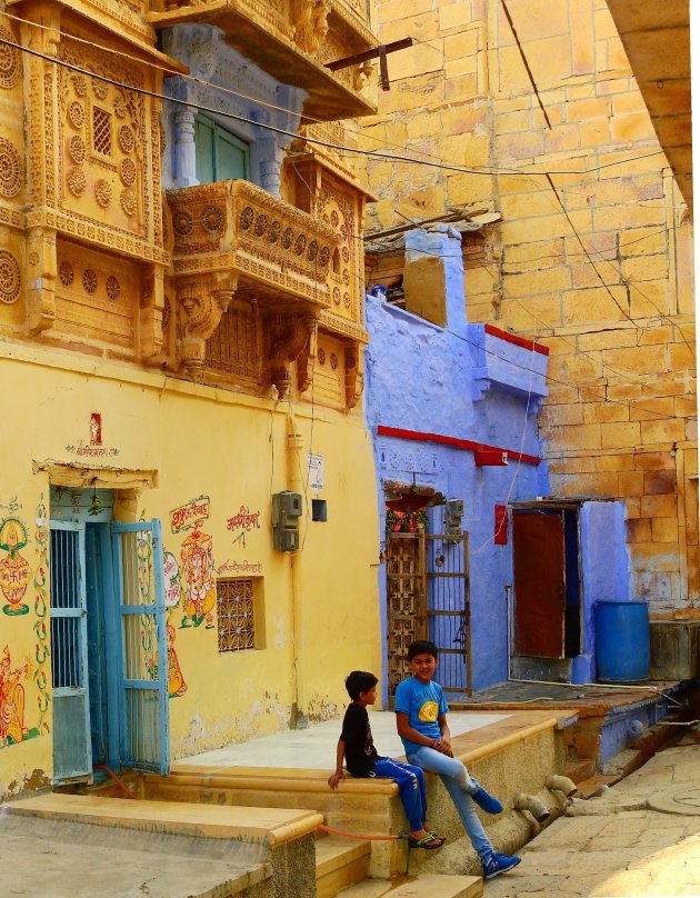 Jaisalmer city beeld. 