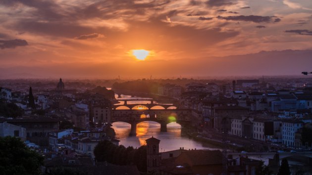 Purple Skies boven Florence!