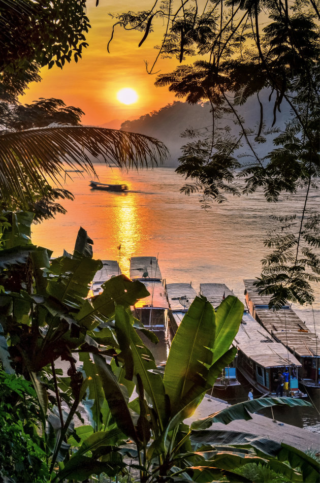 Relaxen aan de Mekong