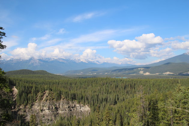 Uitzicht over Jasper NP