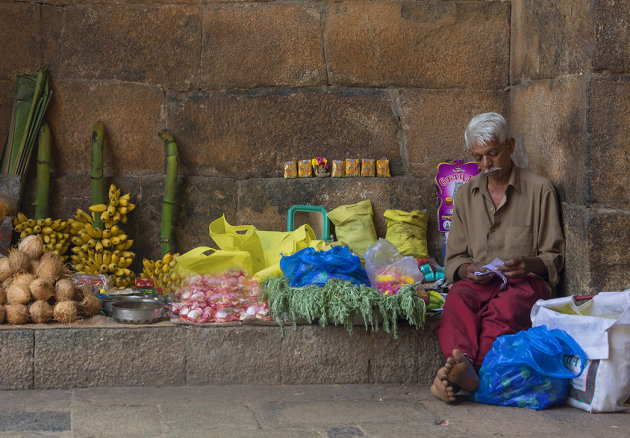 The streets of Thanjavur