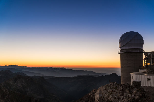 Het wordt een mooie nacht op de Pic du Midi