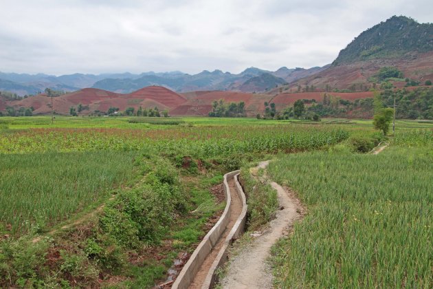 Landschap omgeving Mai Chau