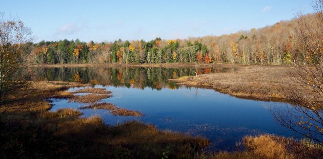 Bezoek New England in de herfst