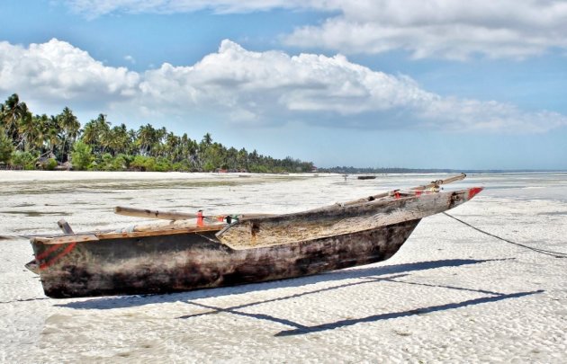 Dhow op het droge