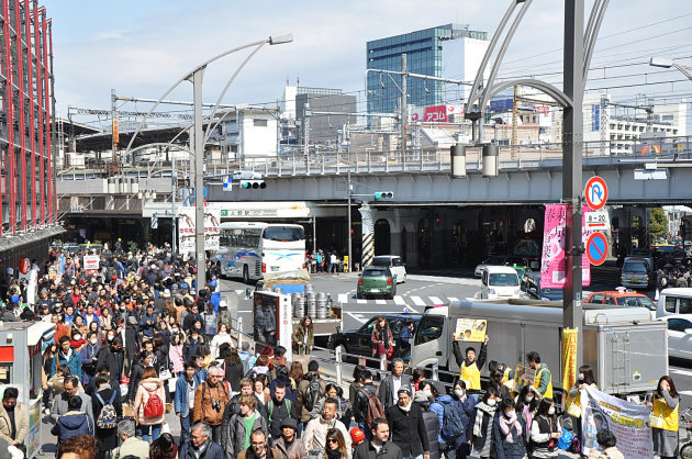 Drukte in Tokyo