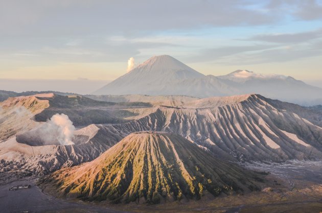 Spektakel bij de Bromo