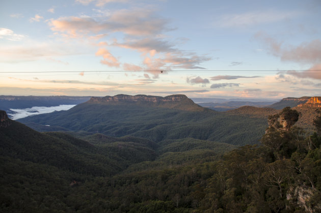 Zonsopkomst in de Blue Mountains