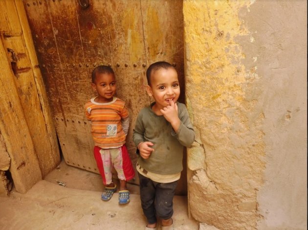 Kinderen in de straten van Zagora