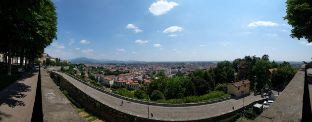 De Venetiaanse muur van Bergamo