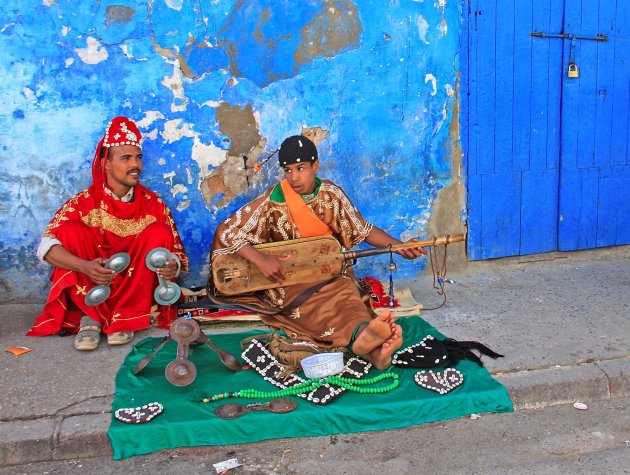 Straatscene in Rabat