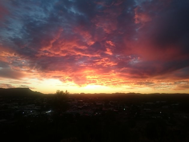 Zonsondergang Alice Springs