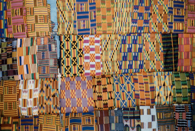 Kente stoffen