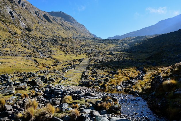 Trekking over eeuwenoude inca paden