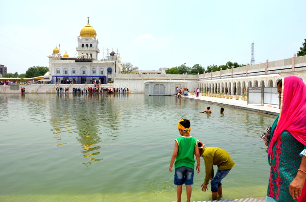 De sikh tempel in Delhi.