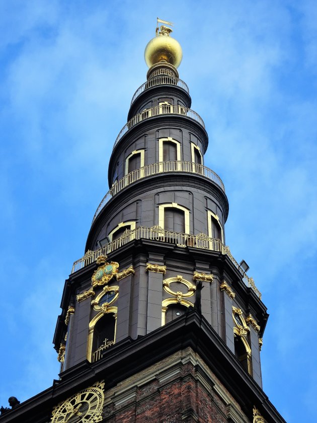 Vor Frelsers Kirke in Christianshavn met wenteltrap
