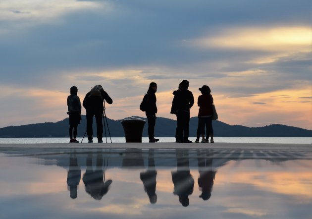 Reflectie in Zadar