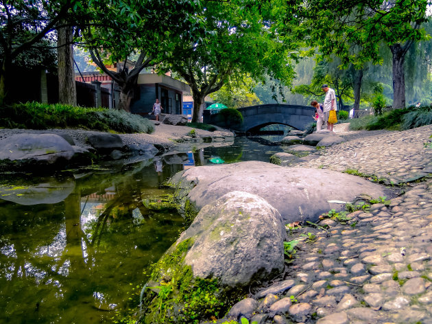 In het park Sichuan