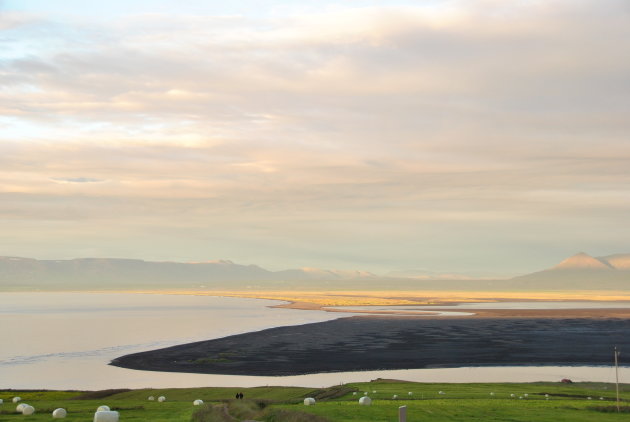 Noordkust van IJsland in de zomer