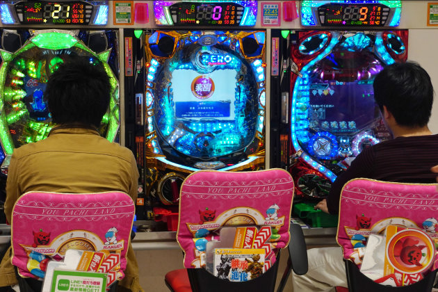 Pachinko, een luidruchtig spel