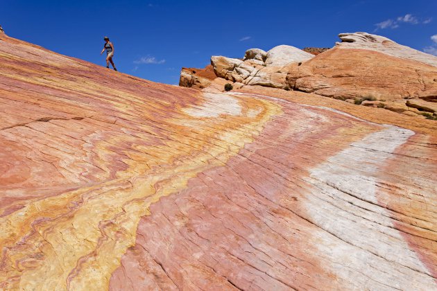 Wandelen in het Valley of Fire S.P.