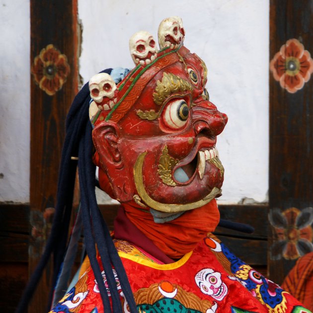Heilige maskerdans in Bhutan, een unieke belevenis