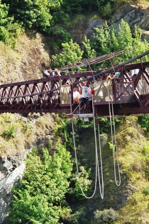 Bungeejumpen in Queenstown