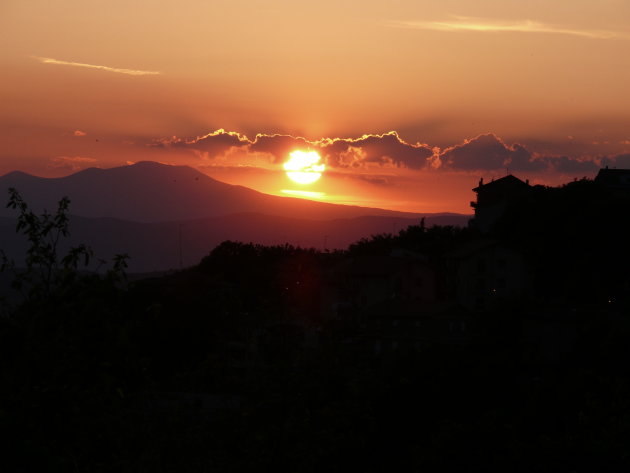 Sunset in Umbrie