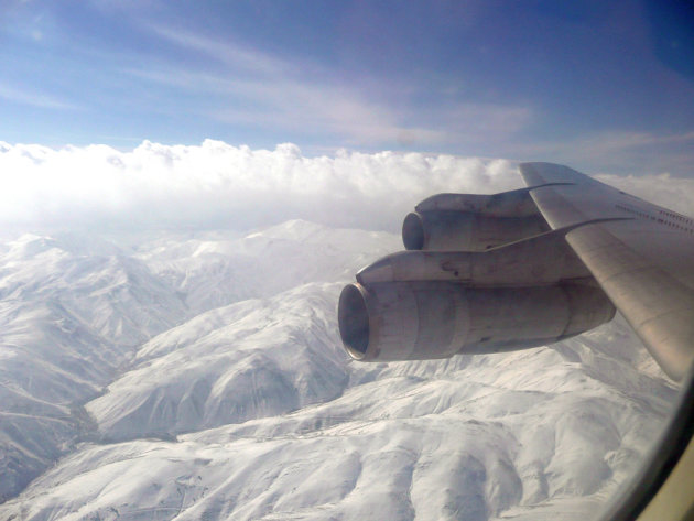 My view over de Kuh-e Binalud mountains