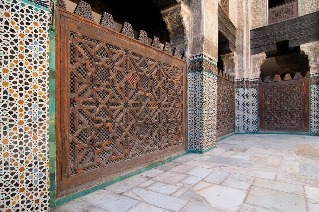 Mozaiek in de Madrassa