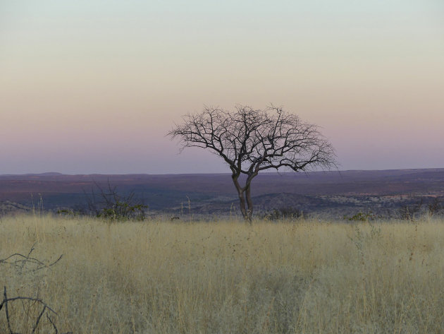 Zonsondergang in Opuwo