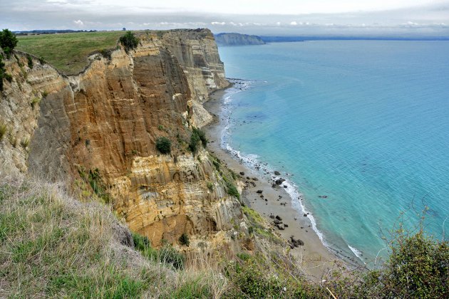 Rotskust bij Cape Kidnappers