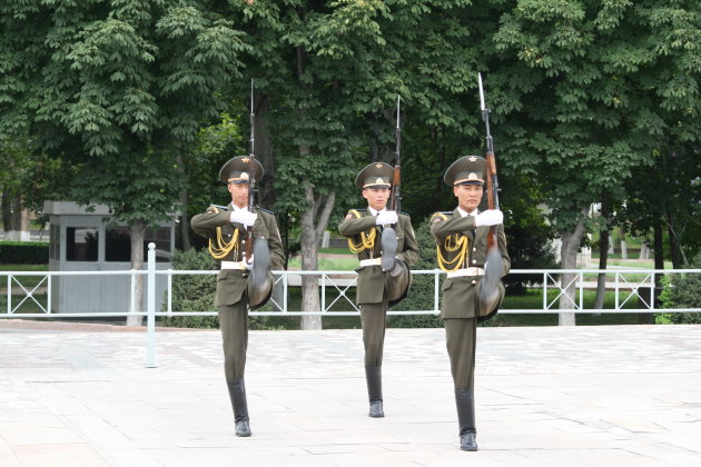 Wisseling van de wacht Bishkek