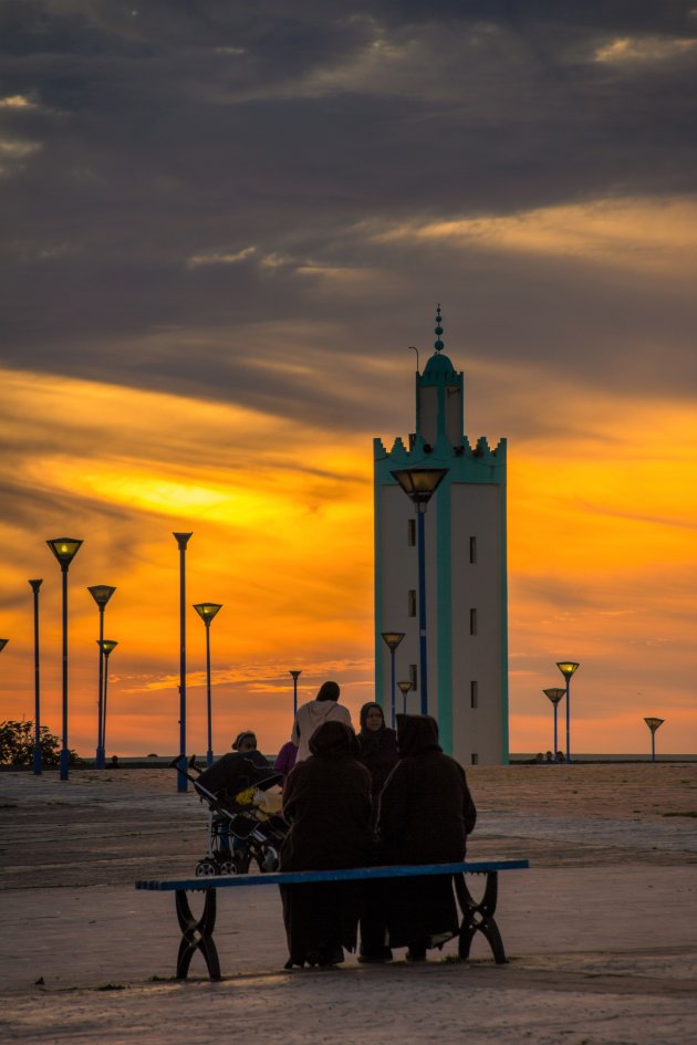 gezellig samen zijn in Moulay Bousselham