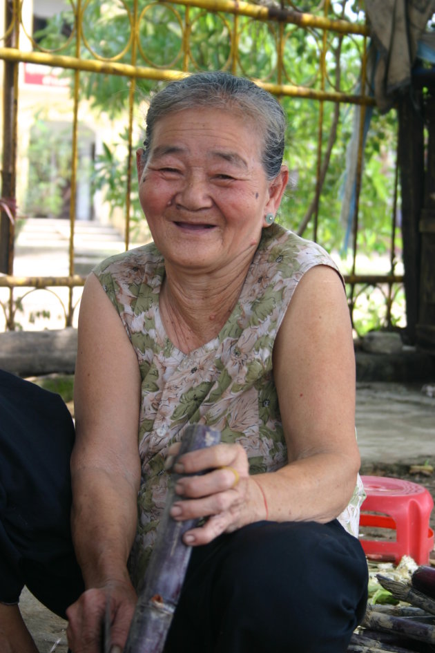 Vietnameze oude vrouw