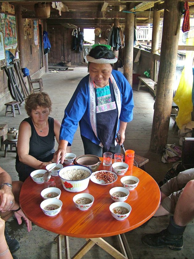 Lunch bij een Dong-familie