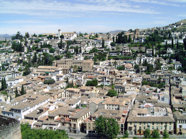 De albaicin (oude stad) van Granada