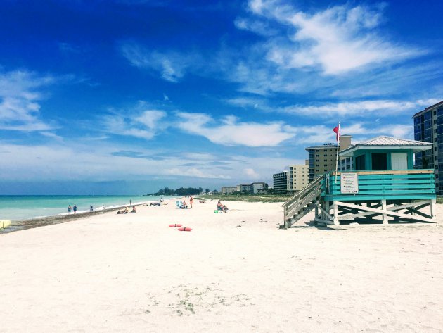 Venice Beach, minder druk strand