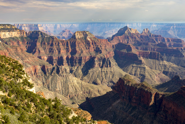 De andere kant van de Grand Canyon