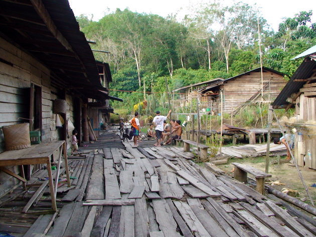 Terras van Longhouse