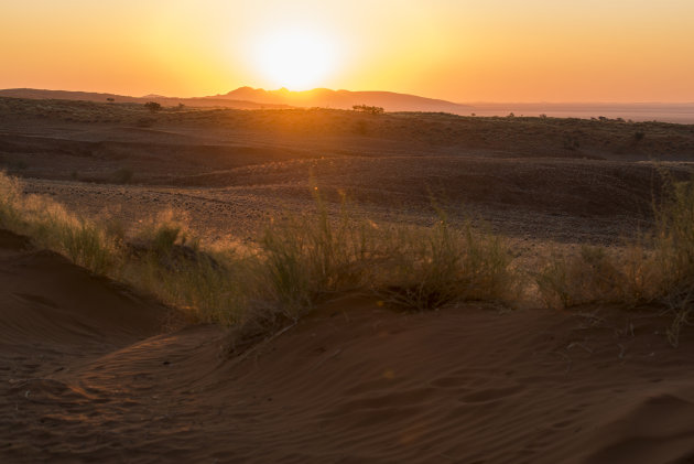 Namib Naukluft zonsondergang