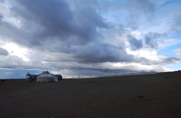 Ger kamp zuidelijk van Ulan Baatar