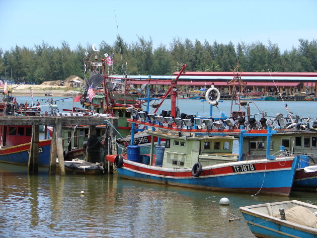 vissersboten nabij pulau perhentian