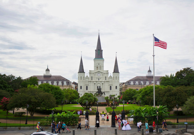 ‎⁨Washington Artillery Park⁩ & Kathedraal van St. Louis