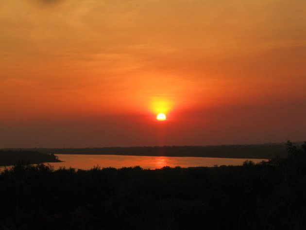 Sunset, Murchison Falls NP, Uganda