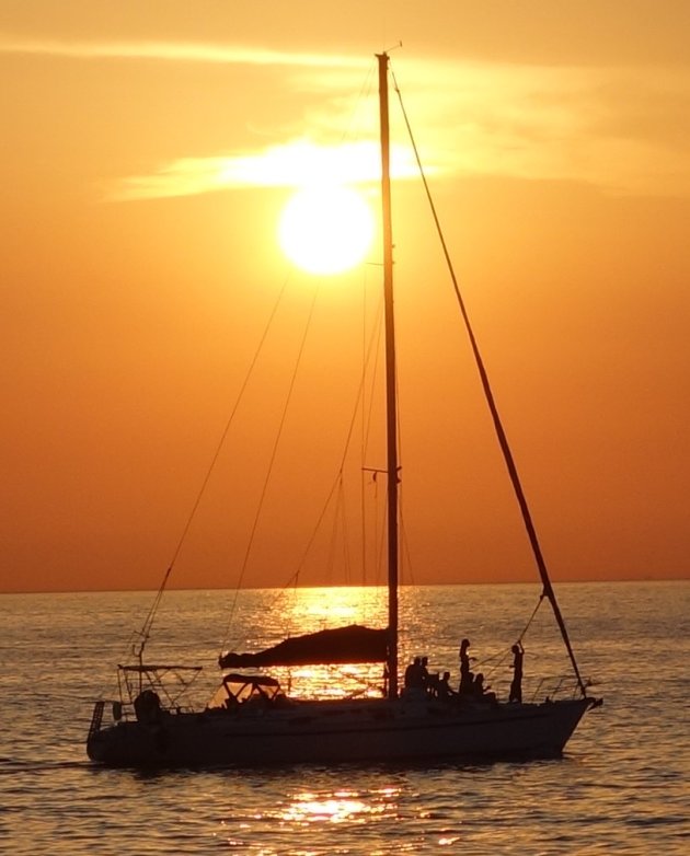 Zonsondergang Mykonos