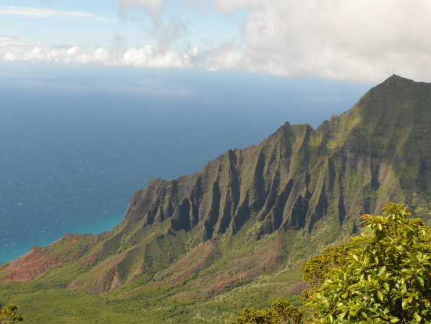 Na Pali Coast vanaf het land