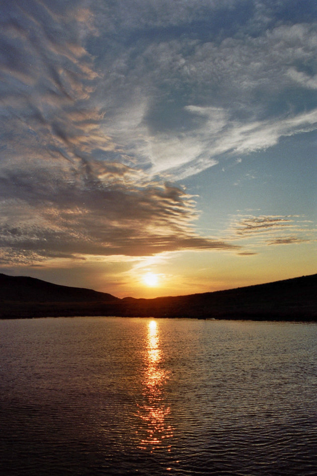 Zonsondergang in Kroatië